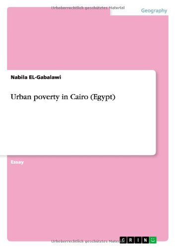 Urban poverty in Cairo (Egypt)