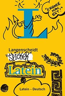 Langenscheidt Spicker Latein: Latein-Deutsch