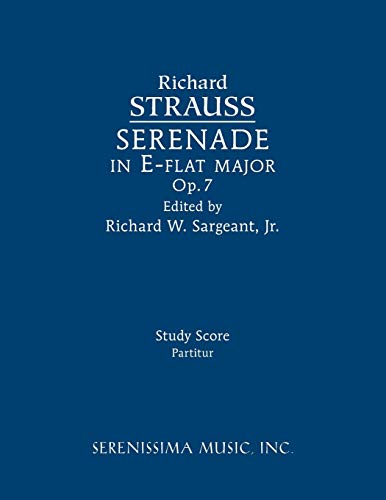 Serenade in E-flat major, Op.7: Study score