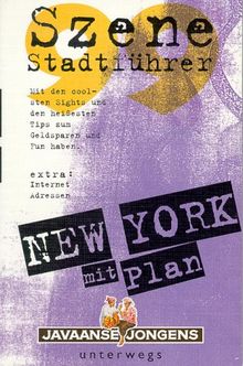 Szene Stadtführer, New York mit Plan