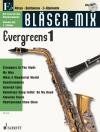 Bläser-Mix: Evergreens. Es-Instrumente (Alt-Saxophon, Bariton-Saxophon, Klarinette). Ausgabe mit CD.