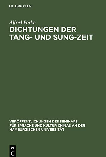Dichtungen der Tang- und Sung-Zeit: Chinesischer Text