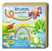 BUNT + Filzfederleicht®: Brumm, tipptapp und hopp!: Mein lustiges Fingerspuren-Buch