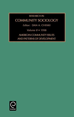 Research Community Sociol Vol 8 (RESEARCH IN COMMUNITY SOCIOLOGY, Band 8)