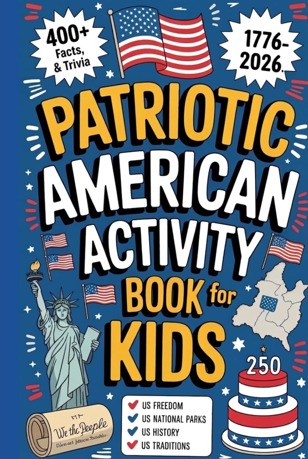 Patriotic American Activity Book for Kids