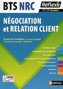 BTS NRC négociation et relation client 1re-2e années : toutes les matières