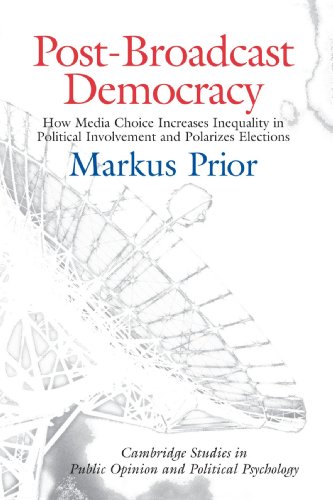 Post-Broadcast Democracy: How Media Choice Increases Inequality in Political Involvement and Polarizes Elections (Cambridge Studies in Public Opinion and Political Psychology)