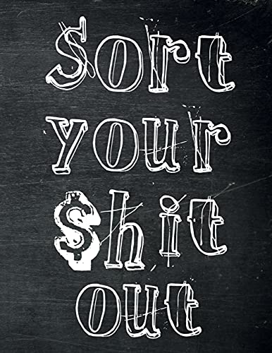 Planners, Briar Budget Sort Your $hit Out, Monthly Budget Planner (Undated - Start Any Time) Paycheck Bill Tracker (Budget Planning)