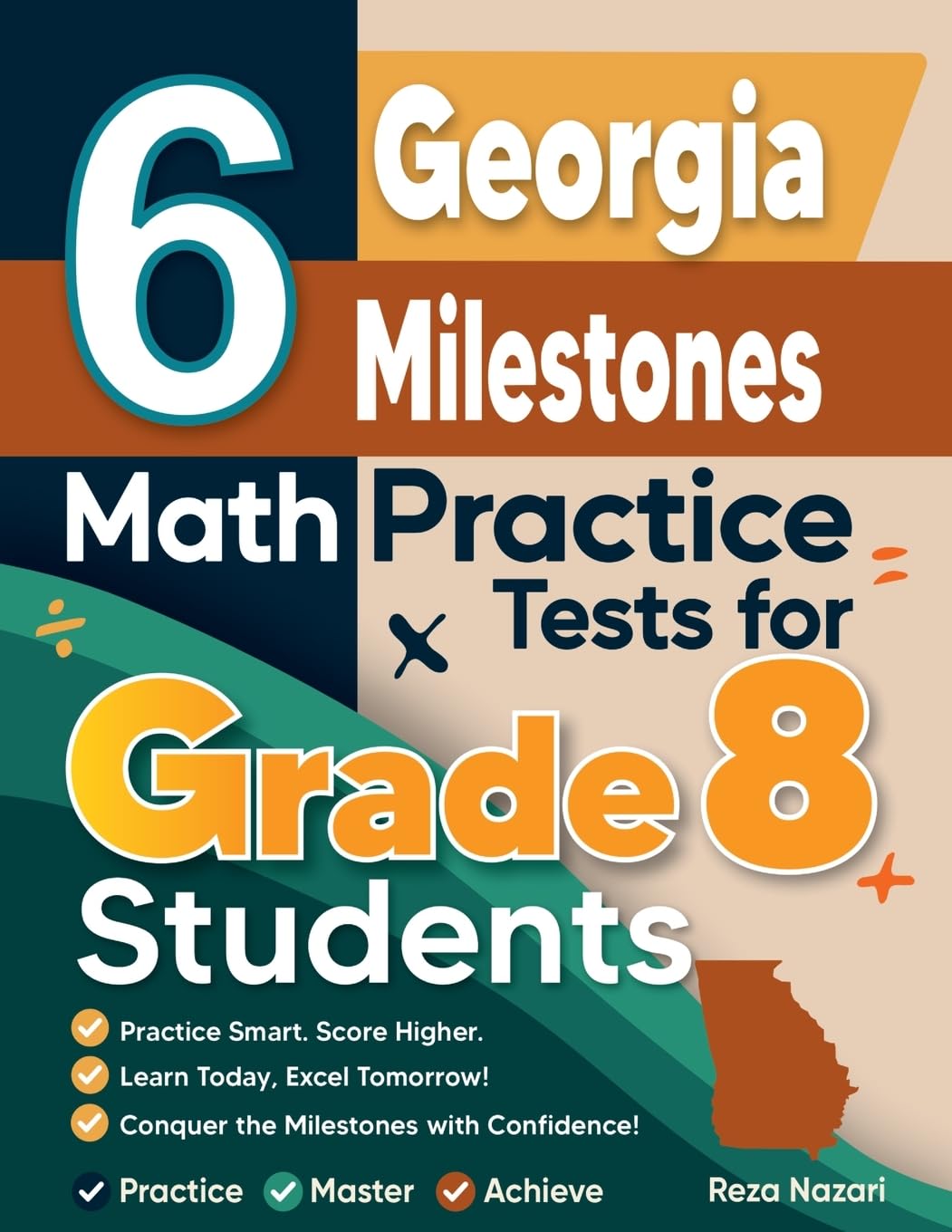 6 Georgia Milestones Math Practice Tests for Grade 8 Students von Reza ...