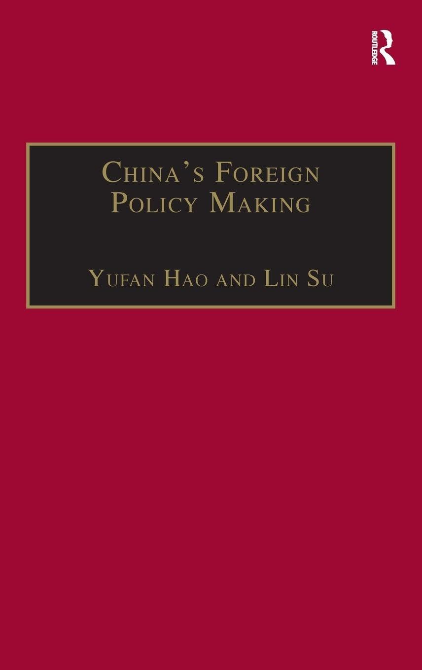 China's Foreign Policy Making: Societal Force and Chinese American Policy