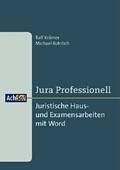 Jura Professionell. Haus- und Examensarbeiten mit Word von Krämer, Ralf, Rohrlich, Michael  | Buch | Zustand gut