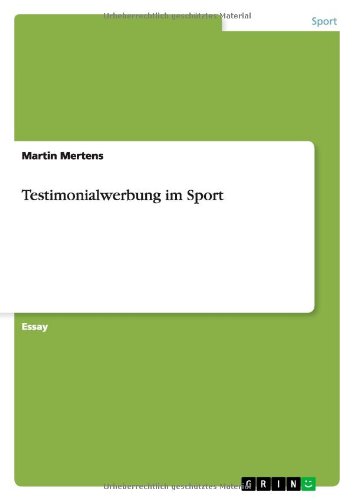 Testimonialwerbung im Sport