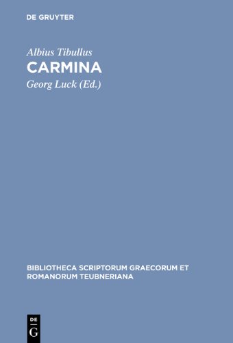 Carmina (Bibliotheca Scriptorum Graecorum Et Romanorum Teubneriana)