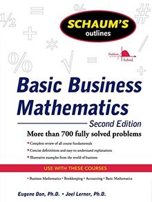 Schaum's Outline of Basic Business Mathematics (Schaum's Outlines)