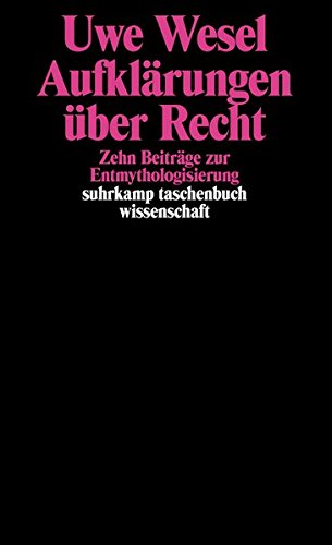 Aufklärungen über Recht. Zehn Beiträge zur Entmythologisierung.