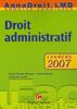 Droit administratif: Examens 2007