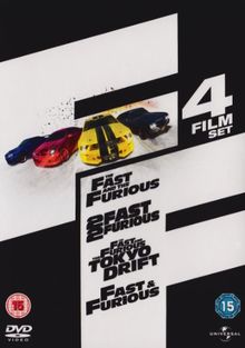 Fast and Furious 1-4 [4 DVDs] [UK Import]
