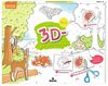moses. Mein 3D Mal- und Sachbuch - Wald | Expedition Natur Bastelbuch mit 3D-Effekt | Malbuch mit Naturpanoramen für Kinder ab 4 Jahren