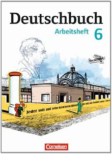 Deutschbuch Gymnasium - Berlin, Brandenburg, Mecklenburg-Vorpommern, Sachsen, Sachsen-Anhalt und Thüringen - Ausgabe 2012 - 6. Schuljahr: Arbeitsheft mit Lösungen   | Buch | Zustand sehr gut