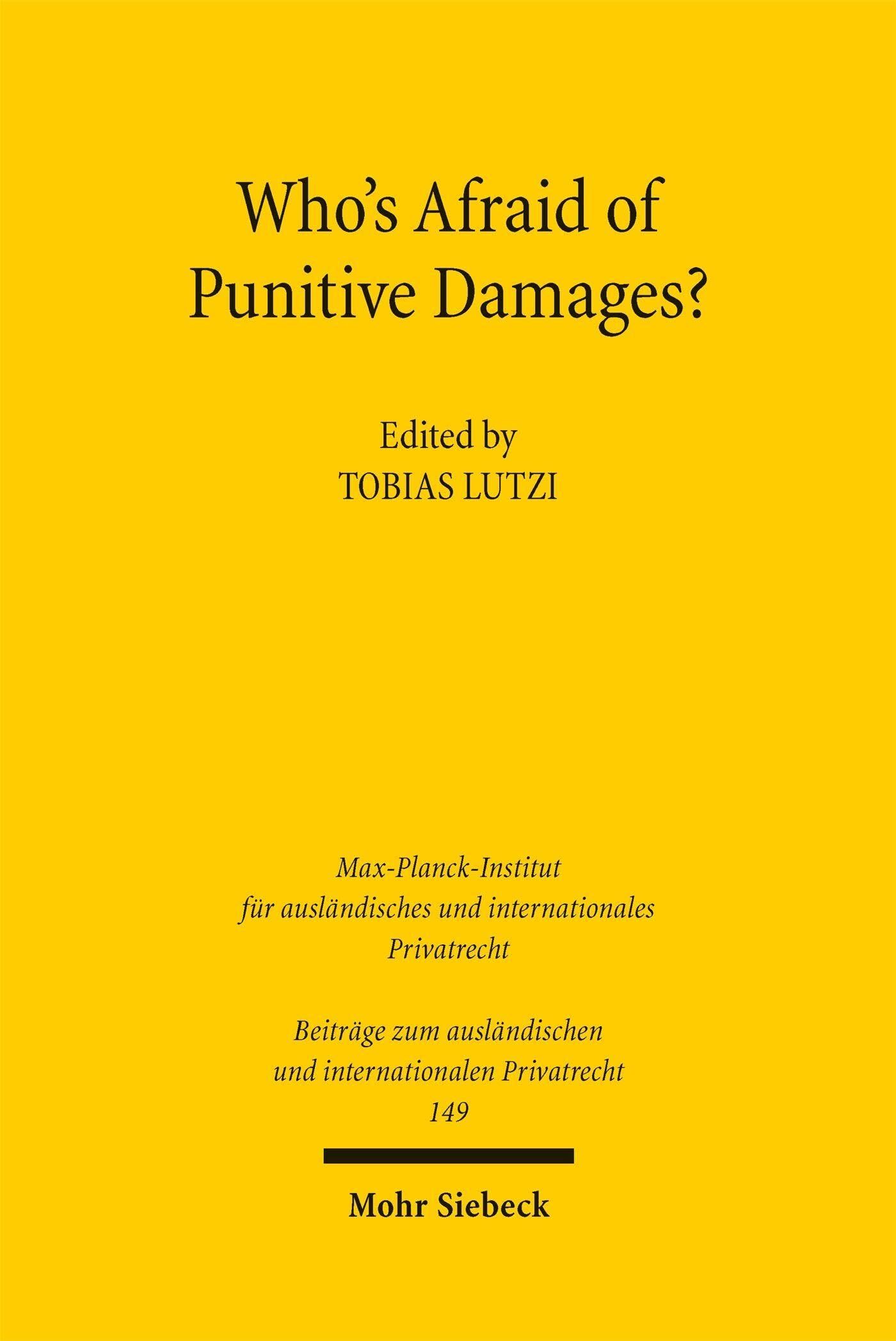 Who's Afraid of Punitive Damages?
