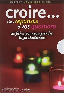 Coffret Croire Question de Foi 20 Fiches