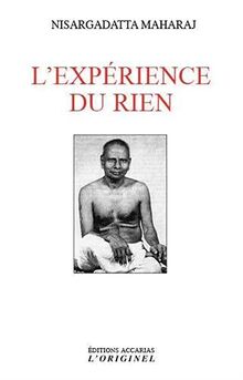 L'expérience du rien : entretiens sur la réalisation de l'infini