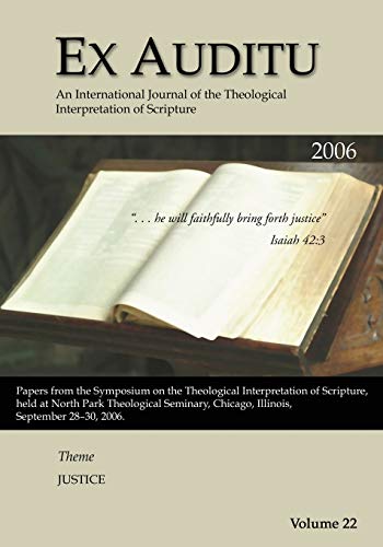 Ex Auditu - Volume 22: An International Journal for the Theological Interpretation of Scripture