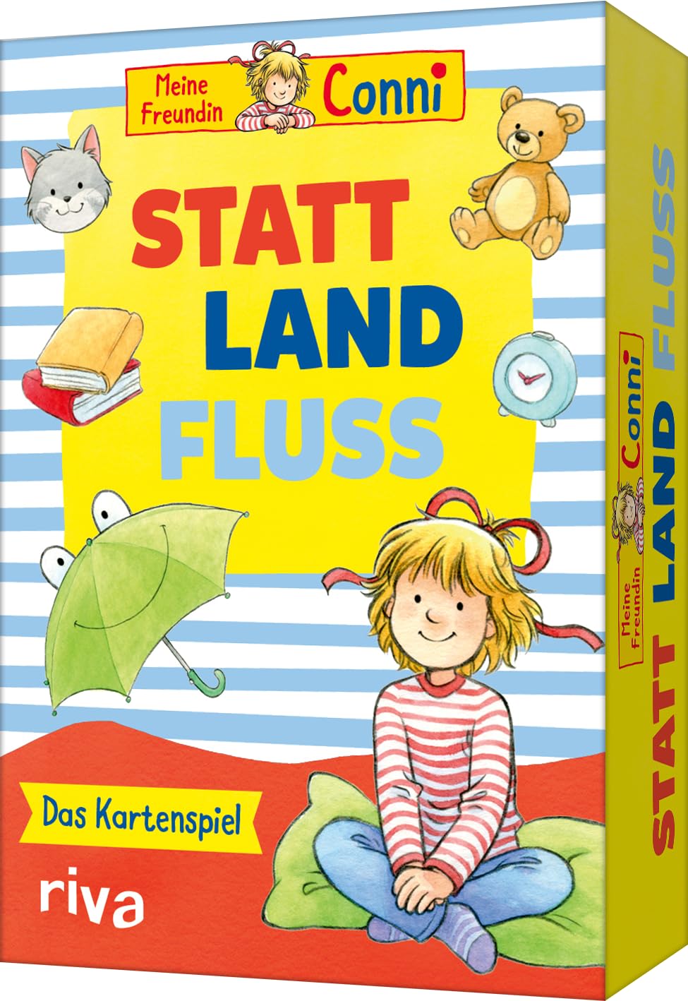 Meine Freundin Conni – Statt Land Fluss: Das Kartenspiel. Beschäftigung für zu Hause und unterwegs für Kinder ab 6. Geschenk zu Geburtstag, Weihnachten, Schulanfang, Ostern.