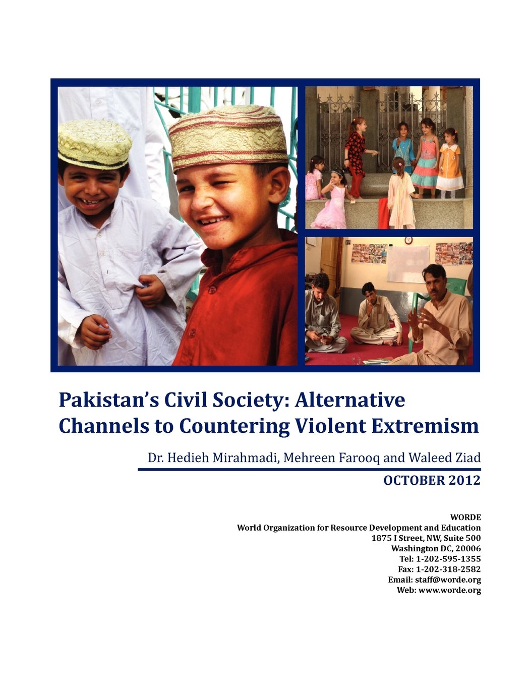 Hedieh Mirahamadi Pakistan's Civil Society, Alternative Channels To Countering Violent Extremism