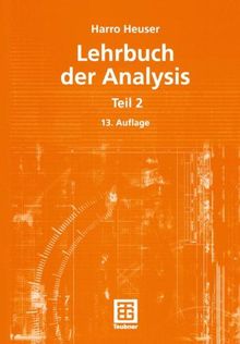 Lehrbuch der Analysis, Teil 2