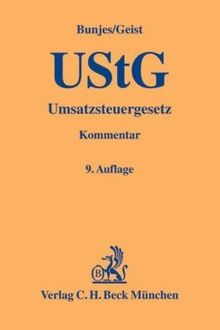 UStG-Umsatzsteuergesetz. Kommentar