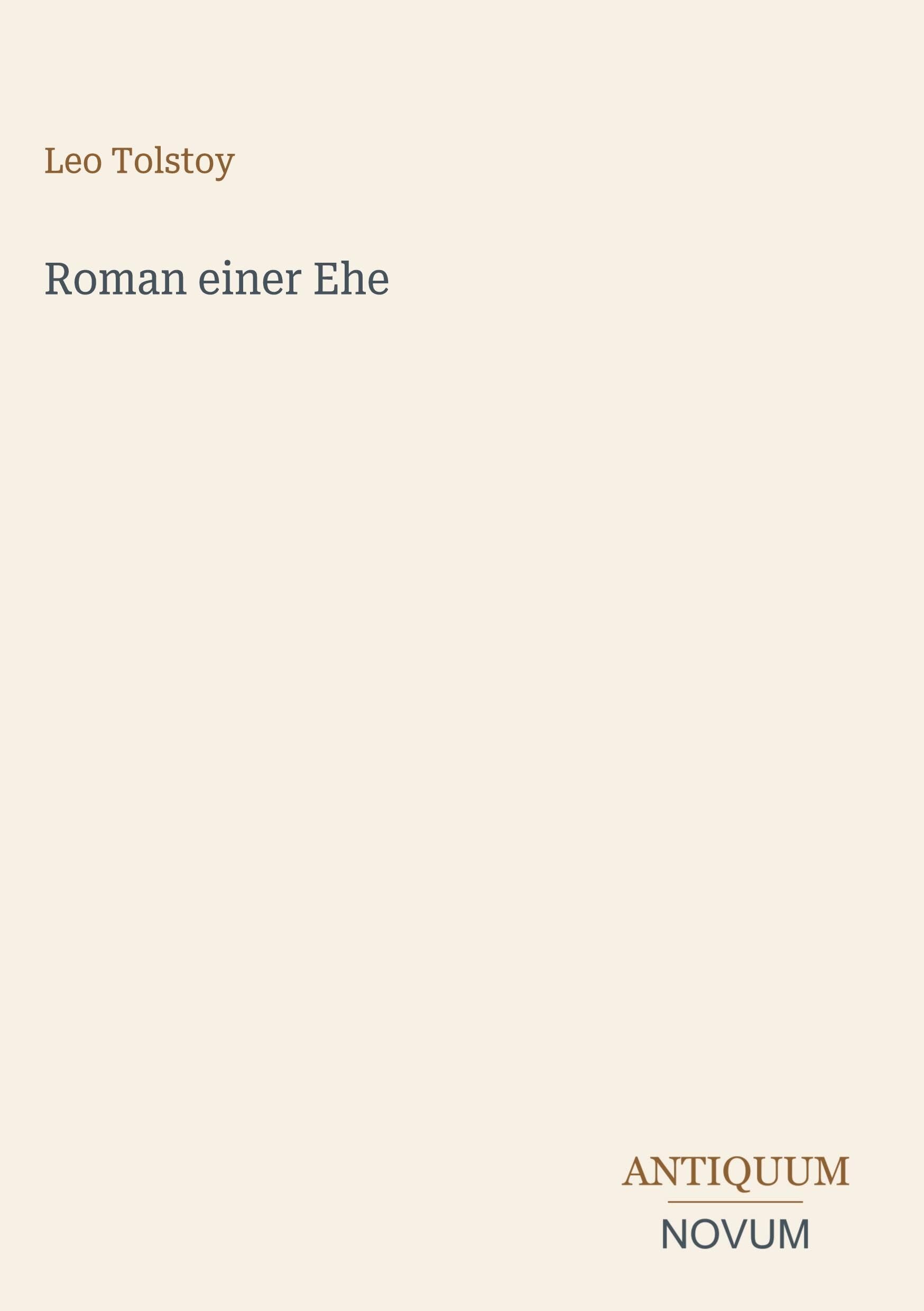 Roman einer Ehe