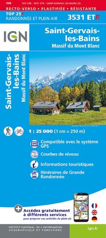 St-Gervais-Les-Bains / Massif du Mont Blanc (3531ETR) (TOP 25R)