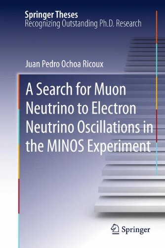A Search for Muon Neutrino to Electron Neutrino Oscillations in the MINOS Experiment (Springer Theses)