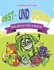Obst- und Gemüse-Malbuch für Kinder: Malbuch für Kinder (German Edition)