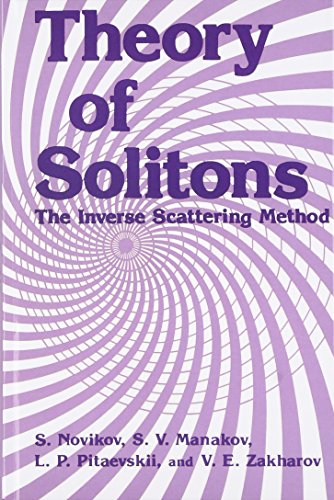 Theory of Solitons: The Inverse Scattering Method (Monographs in Contemporary Mathematics)