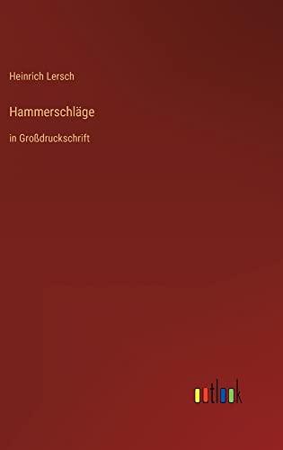 Hammerschläge: in Großdruckschrift