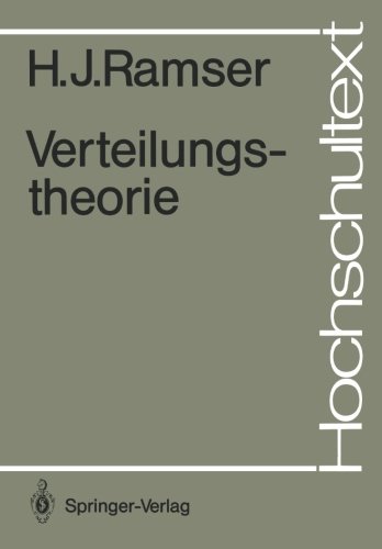 Verteilungstheorie (Hochschultext)