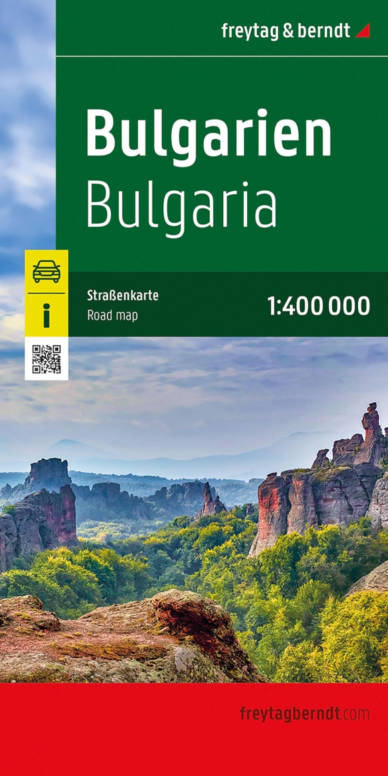 freytag & berndt Straßenkarte Bulgarien 1:400.000
