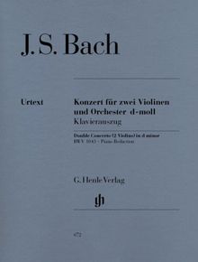 Konzert d-Moll BWV 1043 für 2 Vl und Orchester. 2 Violinen, Klavier