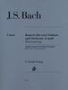 Konzert d-Moll BWV 1043 für 2 Vl und Orchester. 2 Violinen, Klavier