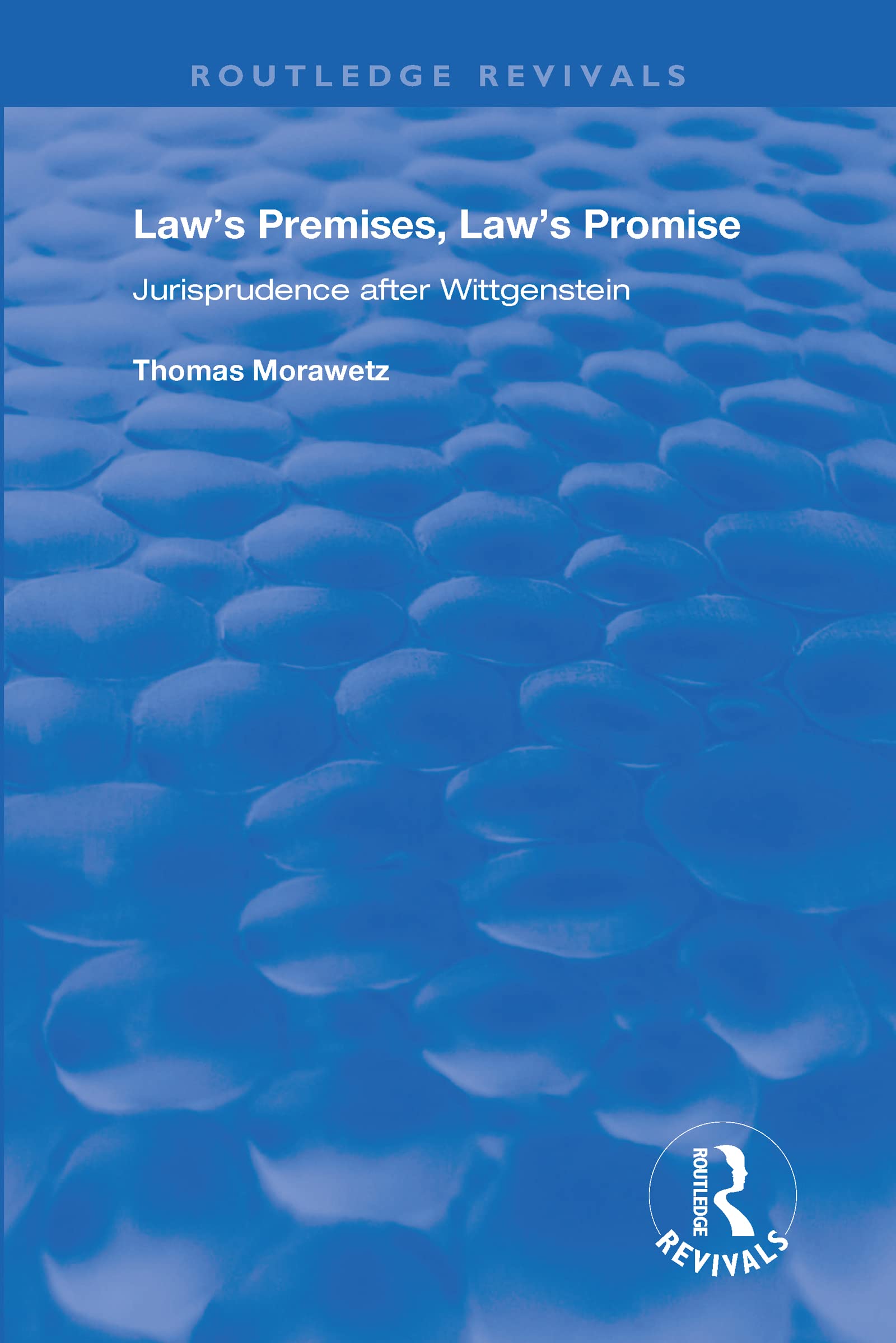 Law's Premises, Law's Promise: Jurisprudence After Wittgenstein (Routledge Revivals)