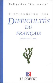 Dictionnaire des difficultés du français