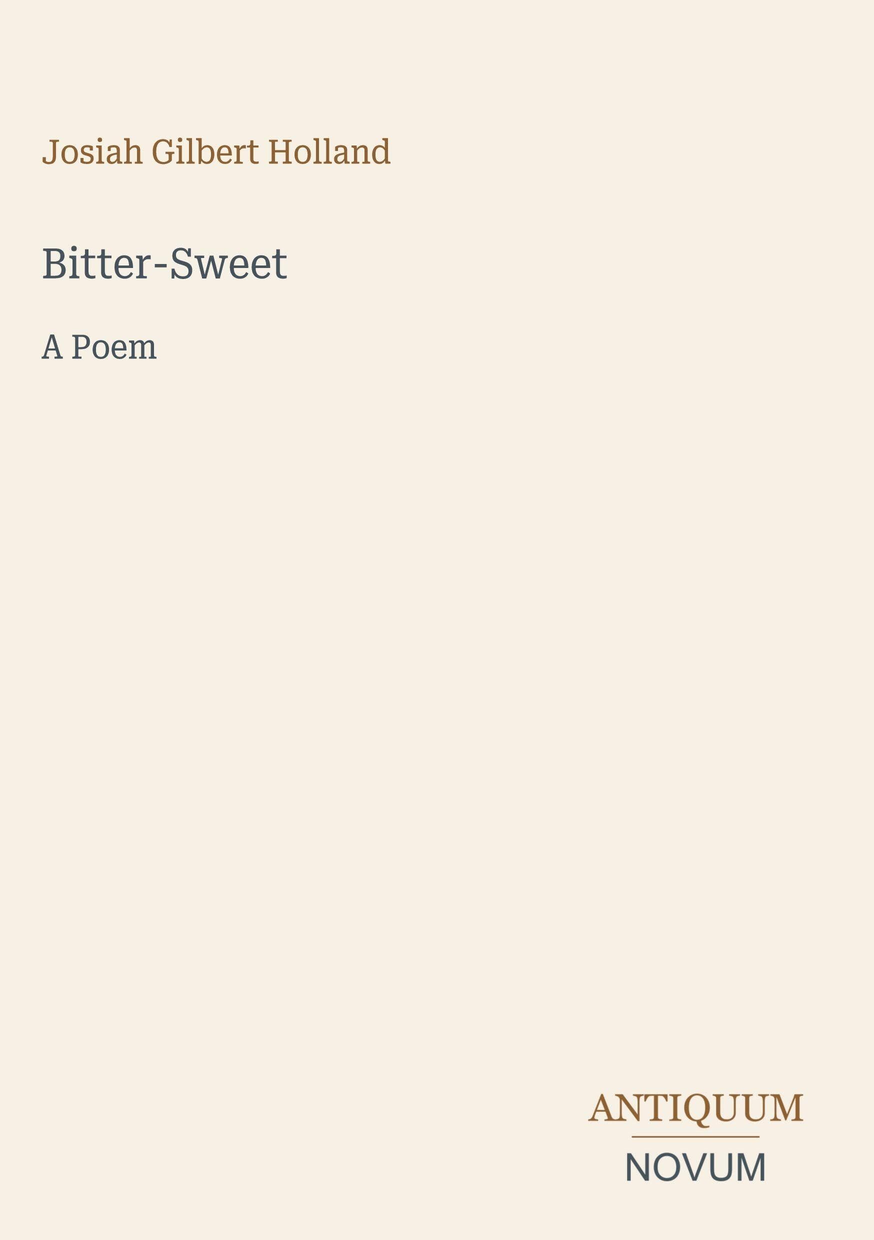 Bitter-Sweet