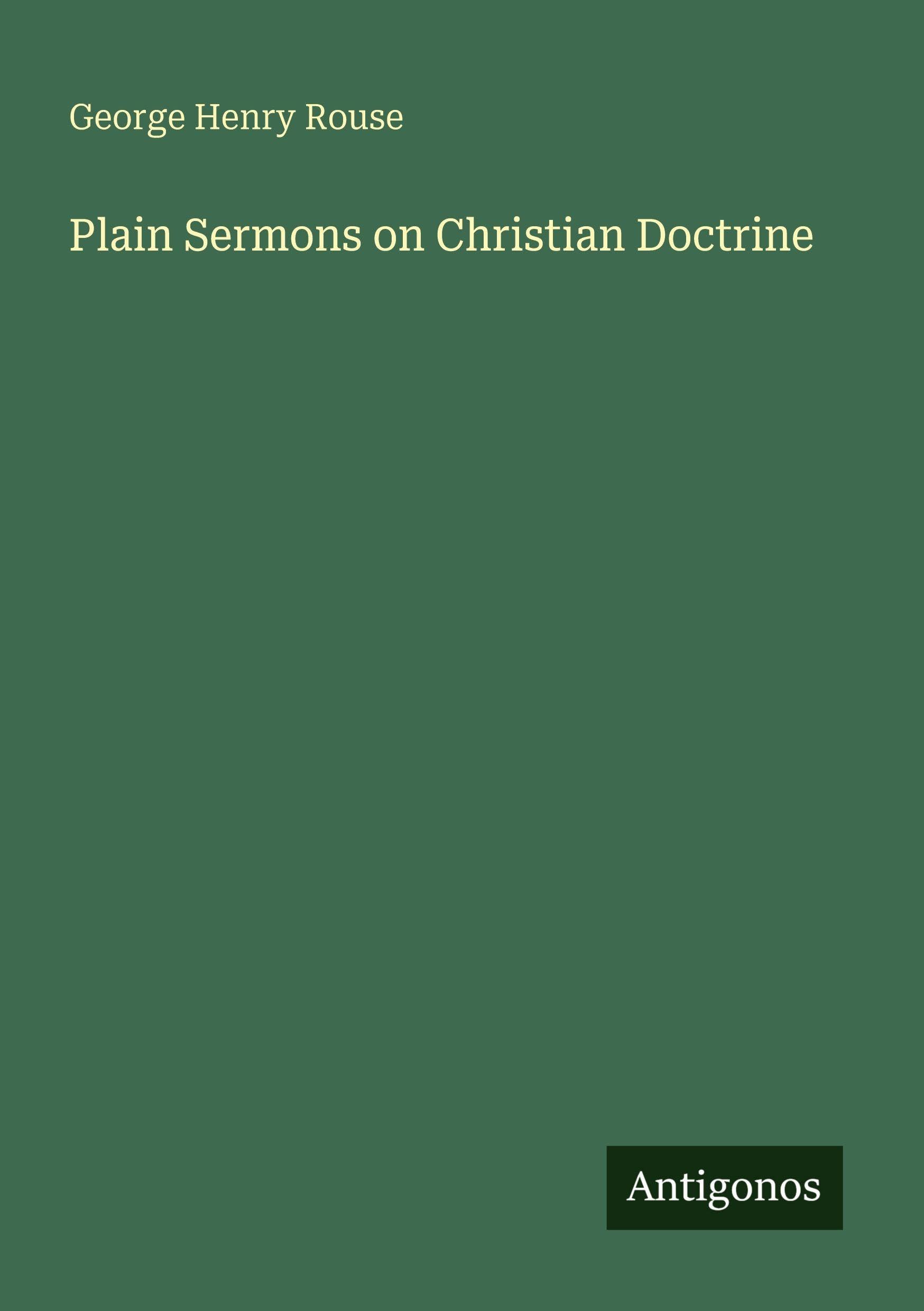 Plain Sermons on Christian Doctrine