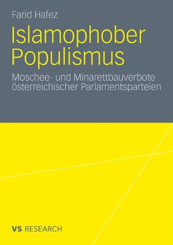 Islamophober Populismus: Moschee- und Minarettbauverbote österreichischer Parlamentsparteien
