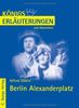 Königs Erläuterungen und Materialien, Bd.393, Berlin Alexanderplatz