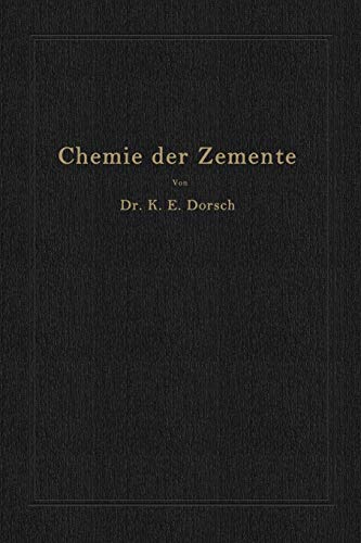 Chemie der Zemente (Chemie der hydraulischen Bindemittel)