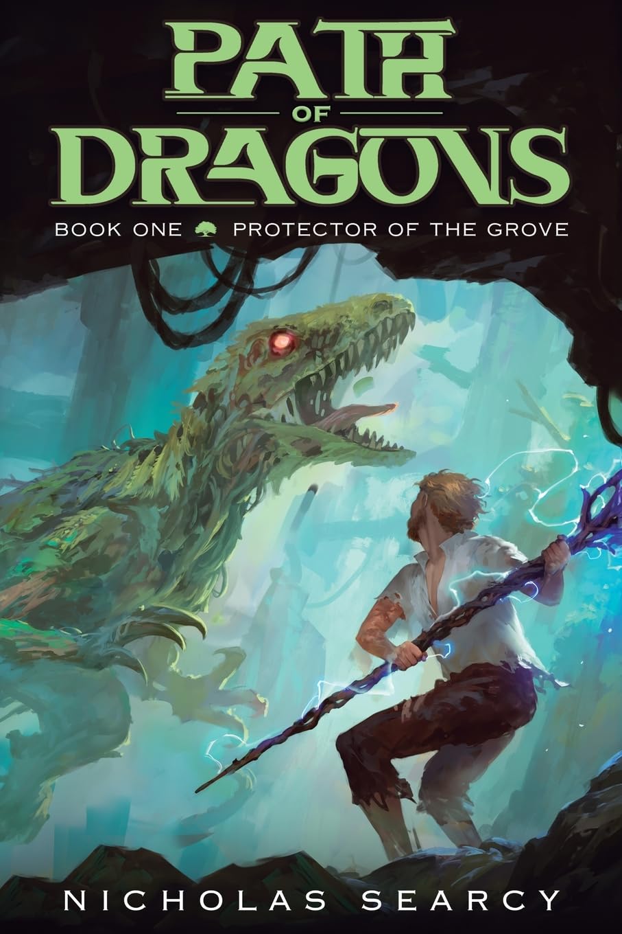 Nicholas Searcy Protector Of The Grove, An Apocalypse LitRPG (Path Of Dragons, 1, Band 1)