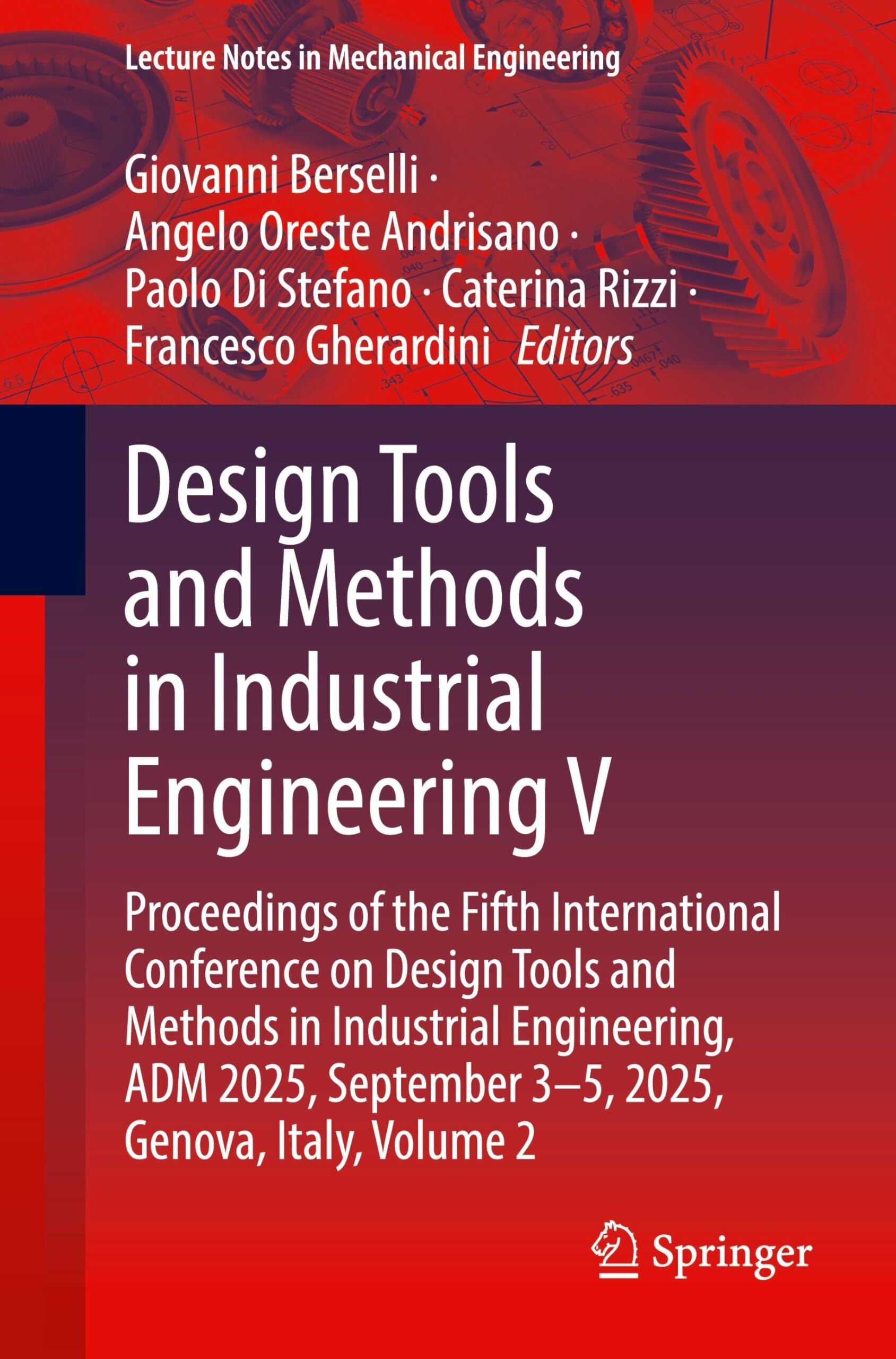Design Tools and Methods in Industrial Engineering V